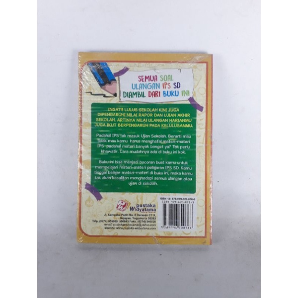 Semua soal ulangan IPA, IPS , MATEMATIKA, BAHASA INDONESIA SD Diambil dari buku ini Rangkuman Materi kelas IV, V dan VI . vrh3-3