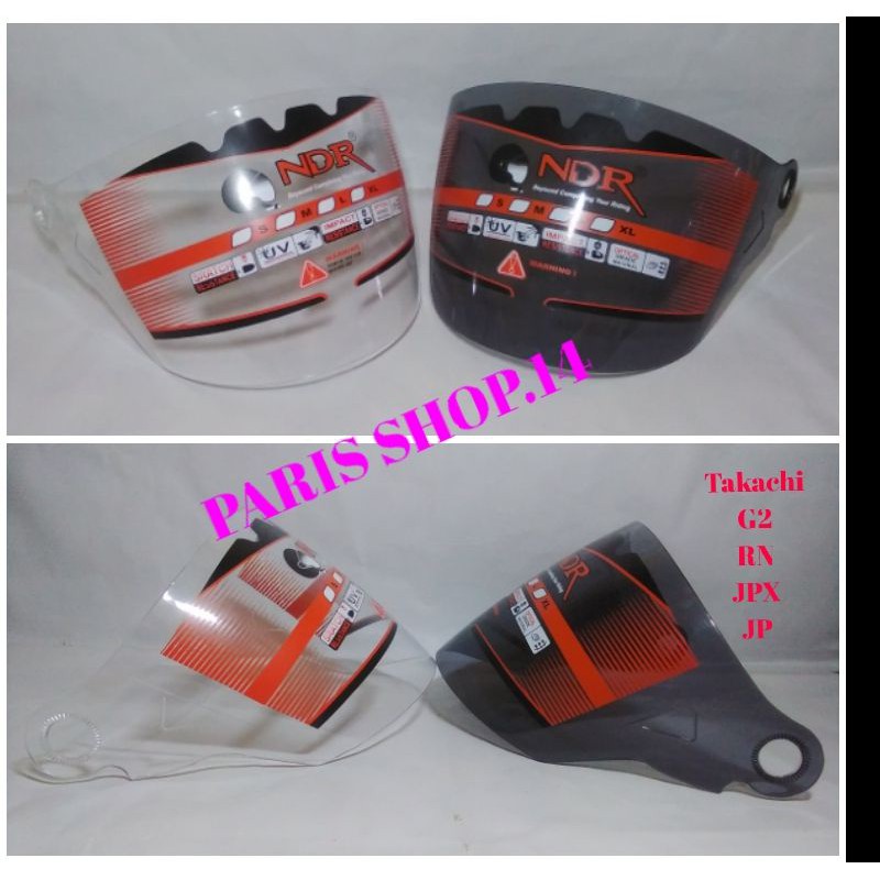 Visor/Kaca Helm Takachi/Jpx/G2/RN/JP Original NDR