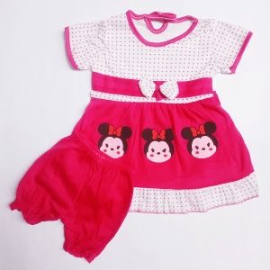 dress bayi perempuan / set terusan dress bayi cewek / dress bayi motif lucu / rok bayi perempuan