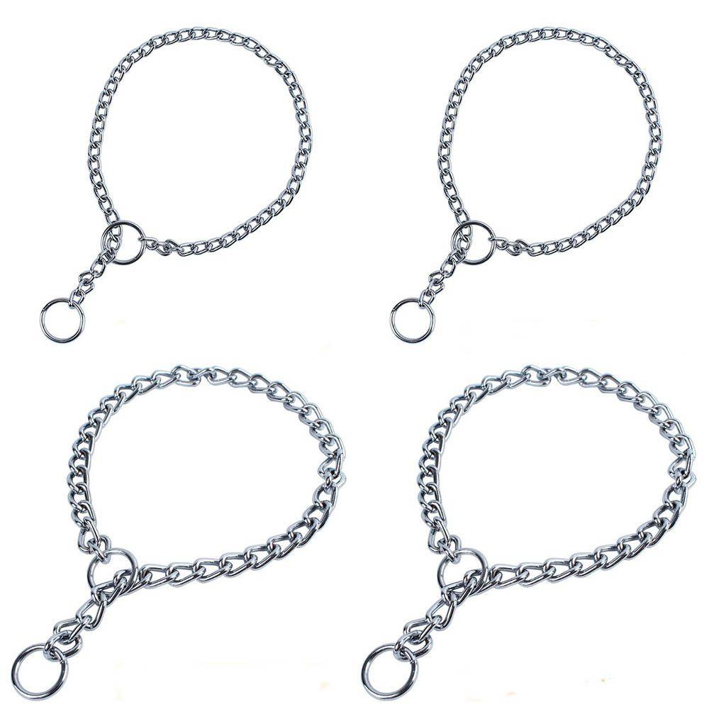 [Elegan] Choker Rantai Chains Link Silver Metal Choker Kerah Hewan Peliharaan Untuk Anjing Peliharaan