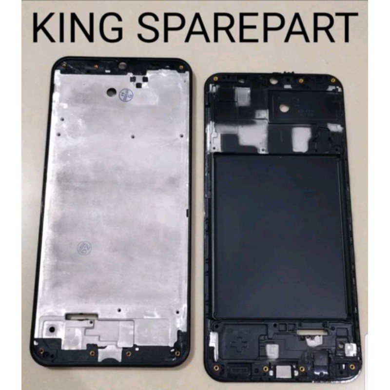 FRAME DUDUKAN TULANG TENGAH LCD SAMSUNG GALAXY A20 A205 A205F ORIGINAL