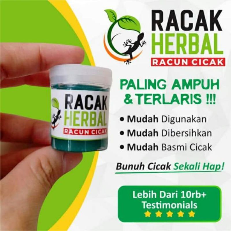 PROMO !! - RACAK Racun Cicak Herbal Alami - Basmi Serangga Cicak Tokek Kecoa Paling Ampuh - Pengusir Cicak - Pengusir Tikus