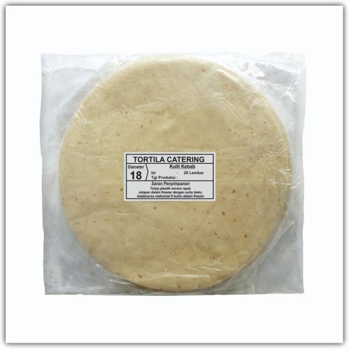 

Kulit kebab TC tortila catering diameter 18 cm isi 20 TERLARIS TERPERCAYA ORIGINAL