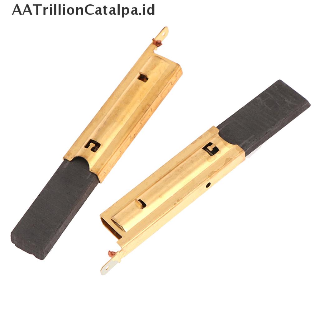 Aatrillioncatalpa 2Pcs / set Brush Insert Karbon Motor Mesin Cuci 5x13.5mm