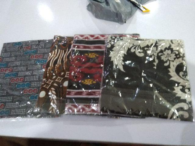 Tey-17 Batik Wanita Asj Sa Hrb026 Kenongo Kemeja Tosca Pendek