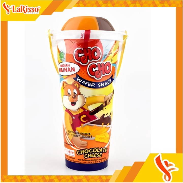 

CHO CHO WAFER SNACK 40GR CHEESE CHOCOLATE