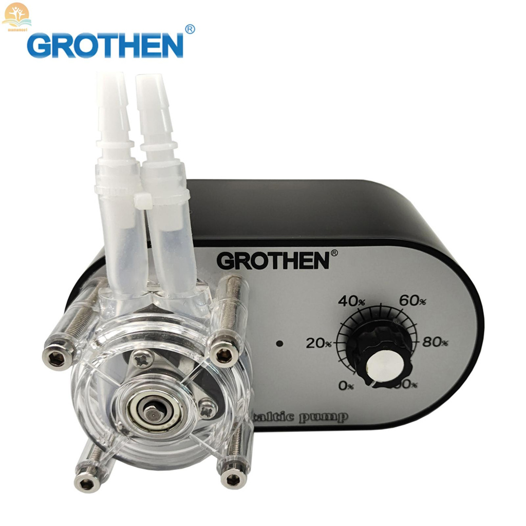 Grothen G328A Pompa Peristaltik 100-240v 114-500ml Adjustable Bahan Silikon Food Grade