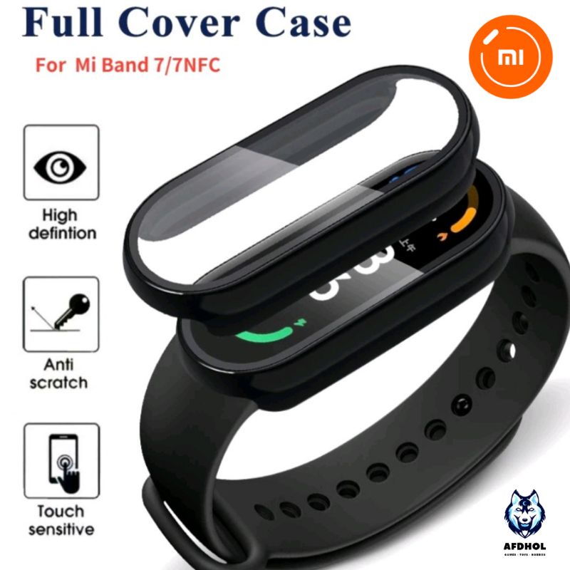 BUMPER TPU CASE XIAOMI MI BAND 7 / 7 NFC 2 IN 1 CASING COVER BODY SCREEN GUARD PROTECTOR ANTI GORES TEMPERED GLASS XIAOMI MI BAND 7 CASE CASING PENGAMAN PELINDUNG BENTURAN BODY ANTI GORES LAYAR XIAOMI MI BAND 7 COVER CASING XIAOMI MI BAND 7 FILM SCREEN