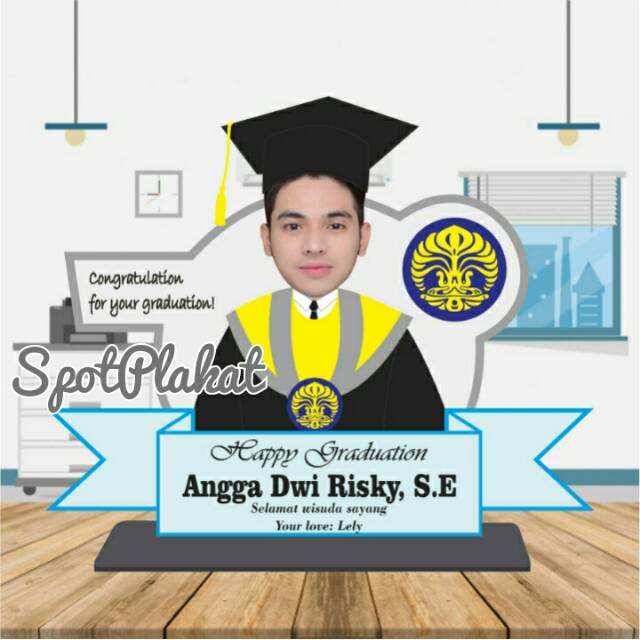 Plakat Wisuda / Kado Wisuda / Plakat / Plakat Akrilik / Akrilik