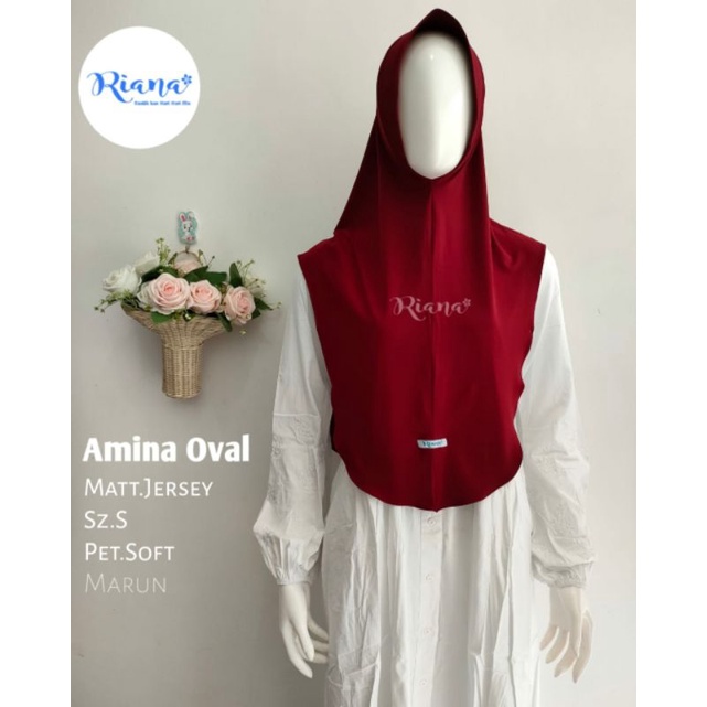 HIJAB RIANA TERNYAMAN-Marun