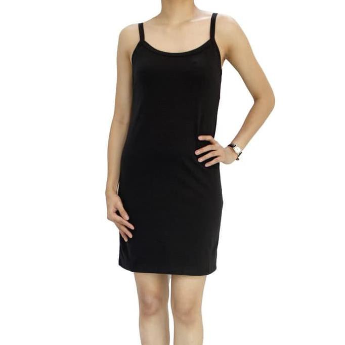 Mini Dress Tanktop - Hitam