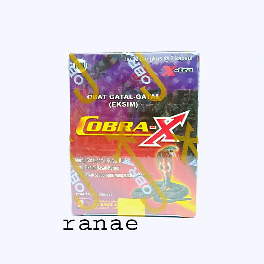 Kapsul Cobra X - Tra / Obat Gatal