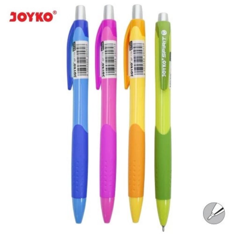 

Pulpen BP-179 Spirit Joyko 0.7mm Harga Per Lusin
