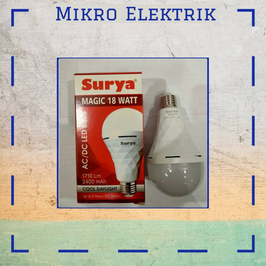 Lampu Led Emergency Surya Magic 18 Watt