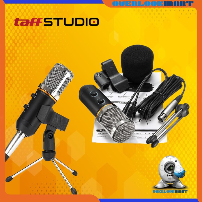 Jual Taffstudio Xlr Microphone Condenser Original Shopee Indonesia