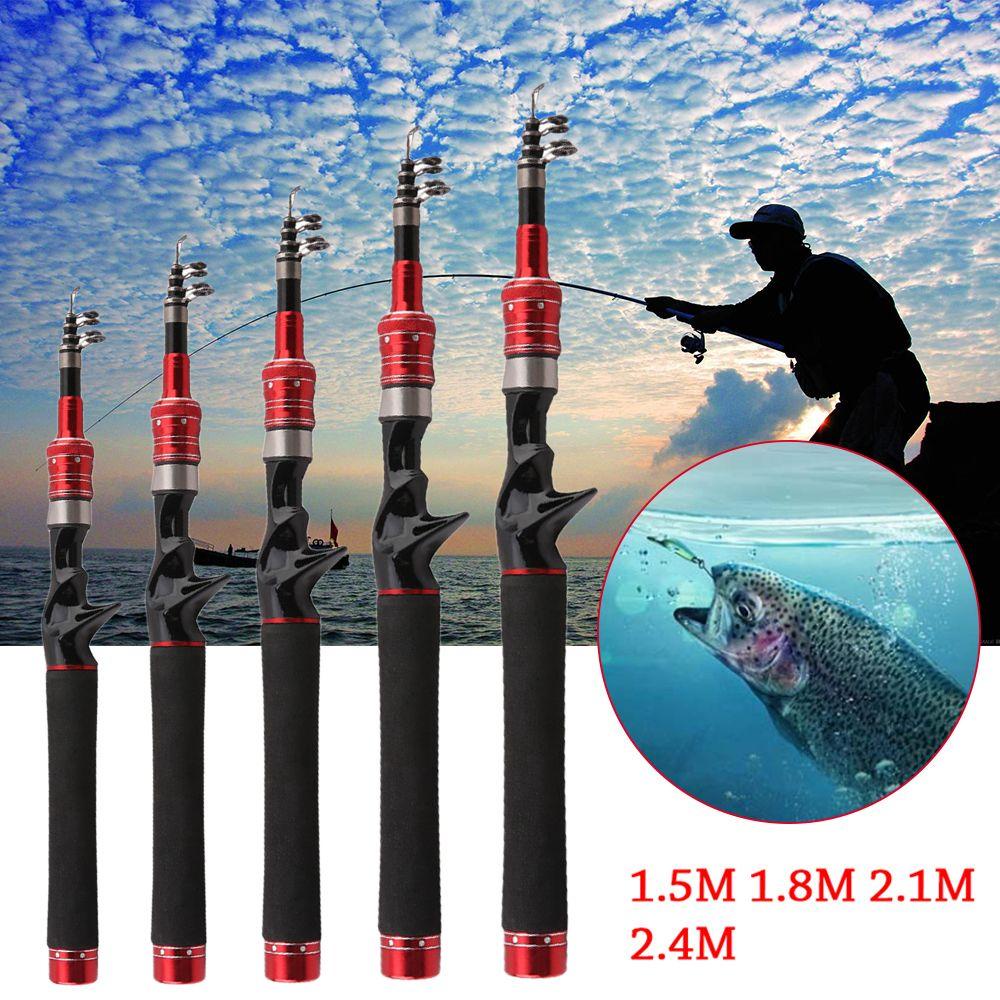 TOP Joran Pancing Teleskopik SuperHard Travel Adjustable Carp Feeder