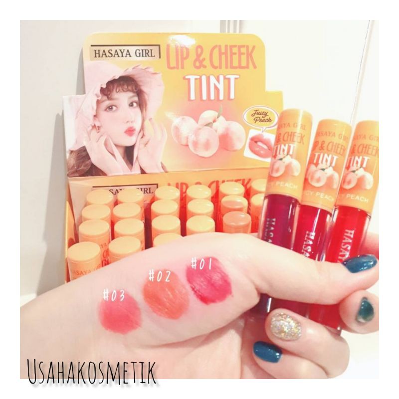 LIP TINT HASAYA GIRL 1BOX ISI 24PCS NO.H-8441