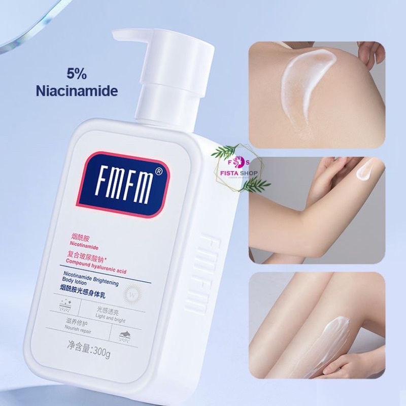 FMFM Ying Ze Moisturizing Whitening Body Lotion Niacinamide 5%