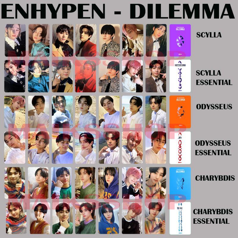 Enhypen Dilemma Photocard Kpop