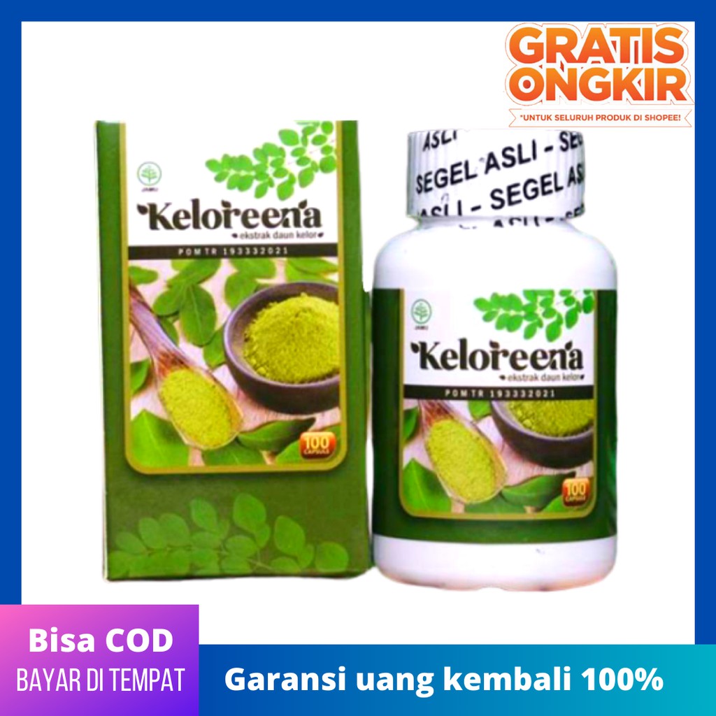 Obat Badan Lemas Lesu Letih Pusing Meriang Pegal Linu Herbal Alami Keloreena Kapsul Shopee Indonesia