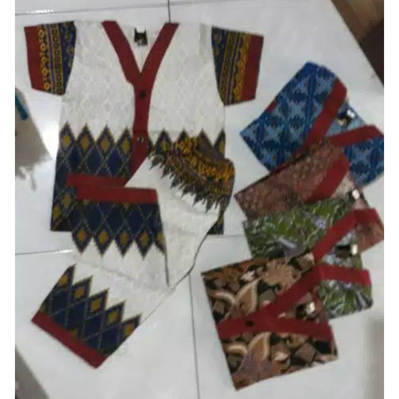 Piama Batik Baju tidur Anak 1-8 th cewek cowok