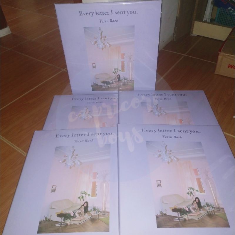 Baek Yerin 1st LP "Every Letter I Sent You"