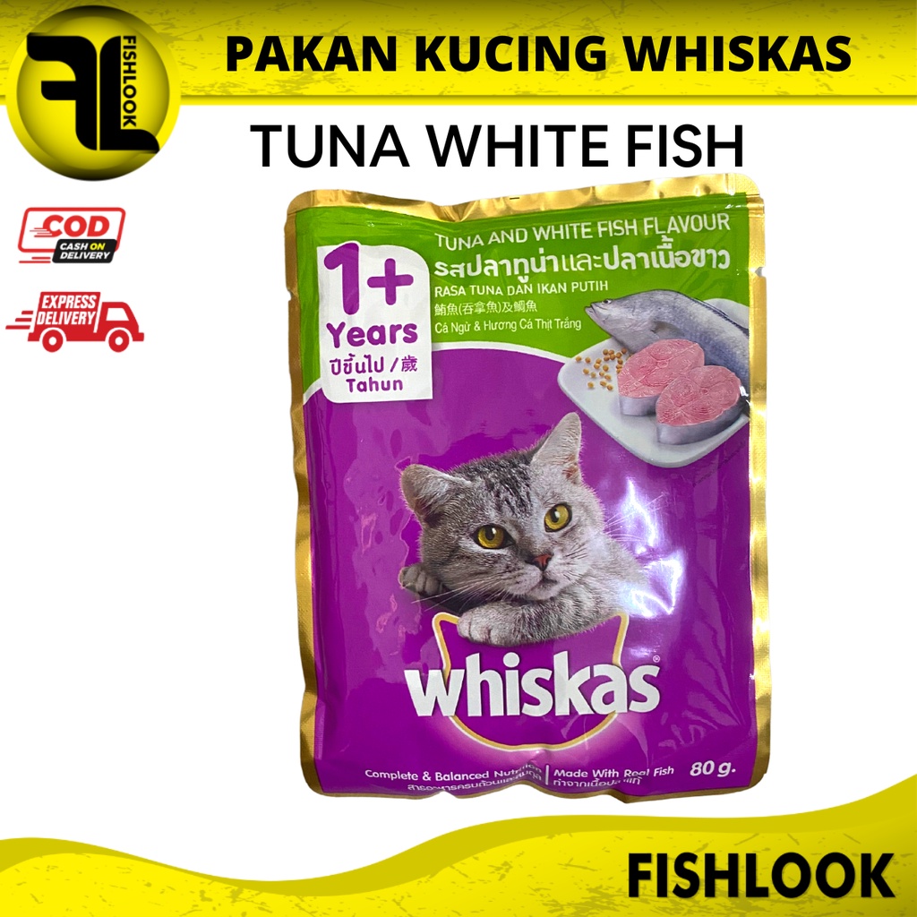 Whiskas 1+ Makanan Kucing Basah Saset - Whiskas Saset All Varian 80 Gr Wiskas