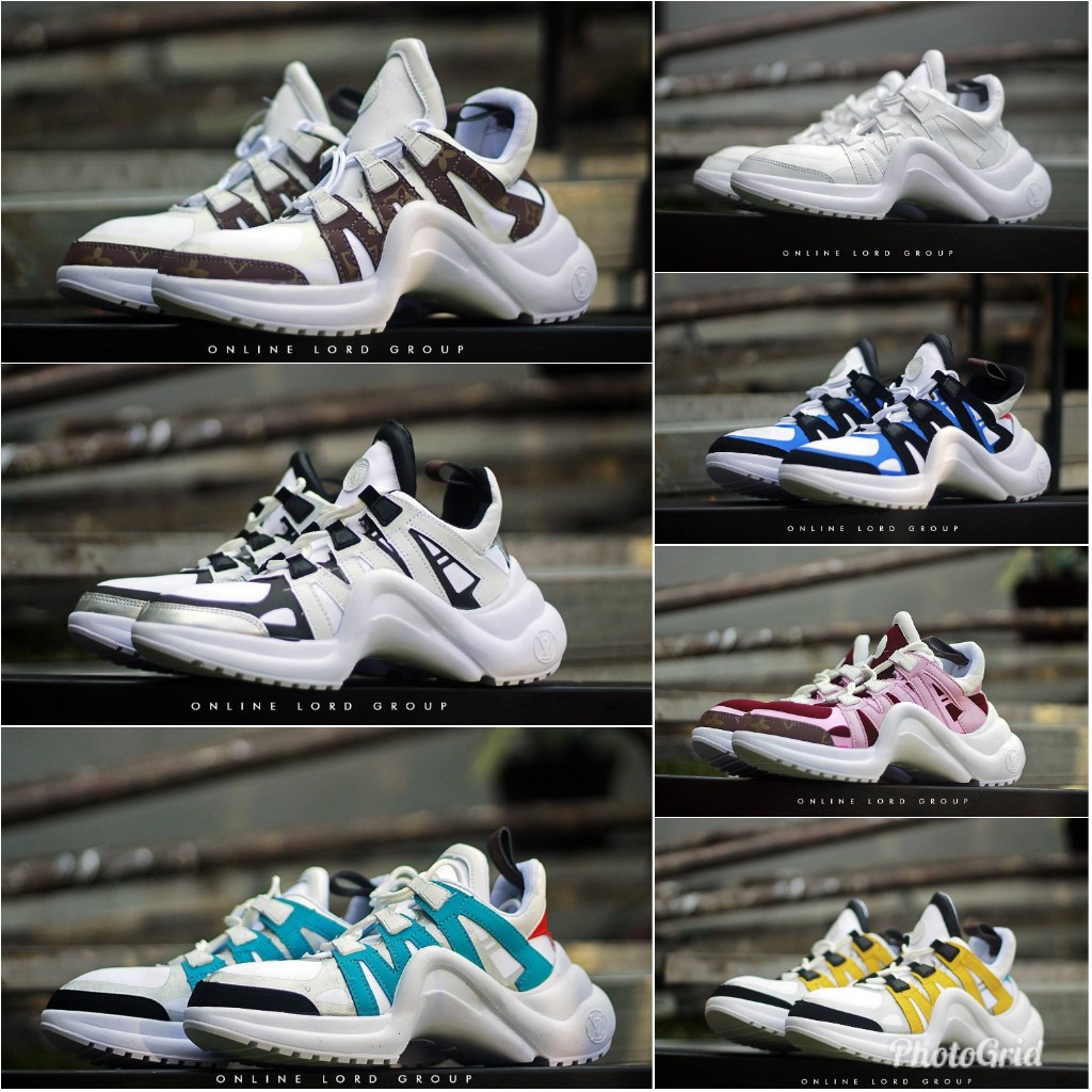 BISA COD [BAYAR DITEMPAT] SNEAKERS LV LOUIS VUITTON ARCHLIGHT TERLARIS PALING MURAH