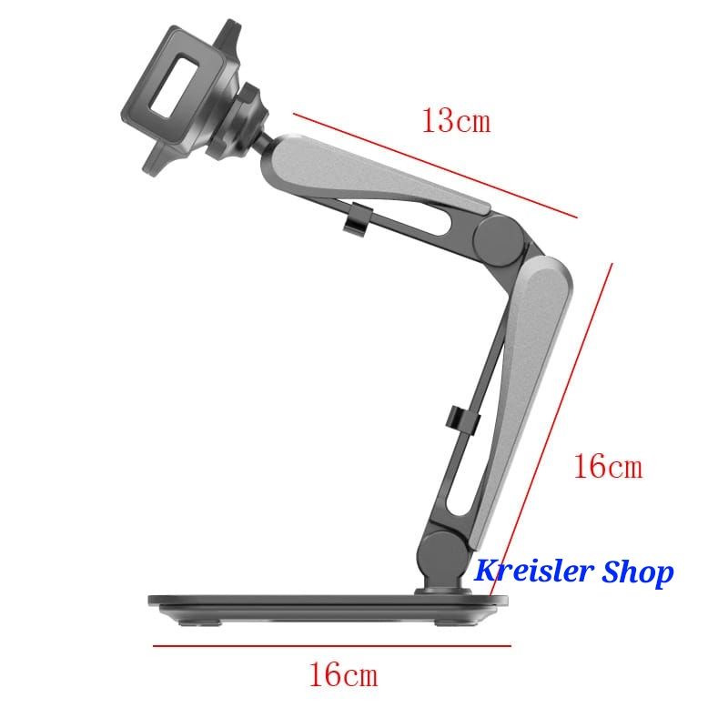 Tablet Holder Bahan Besi Tablet Stand Holder 360 rotation Stand tablet kuat dan kokoh