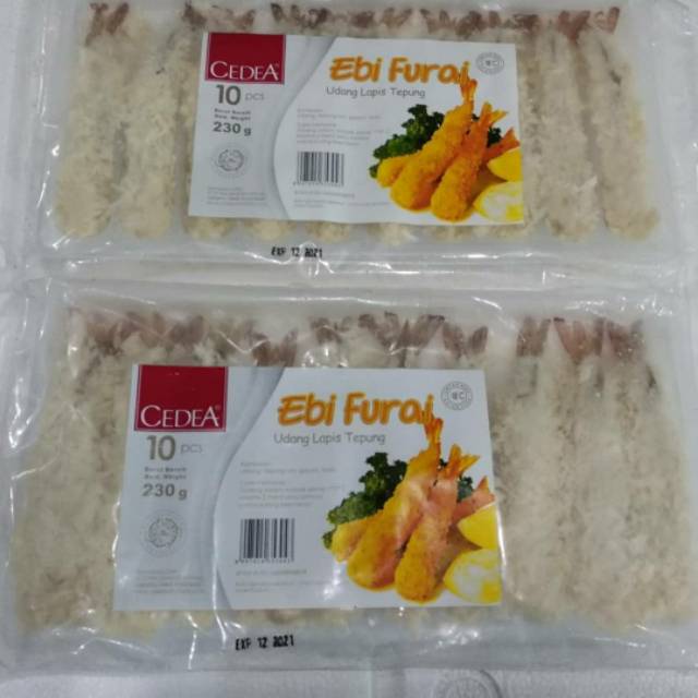 

Ebi Furai Tempura Udang (230gram) isi 10pcs