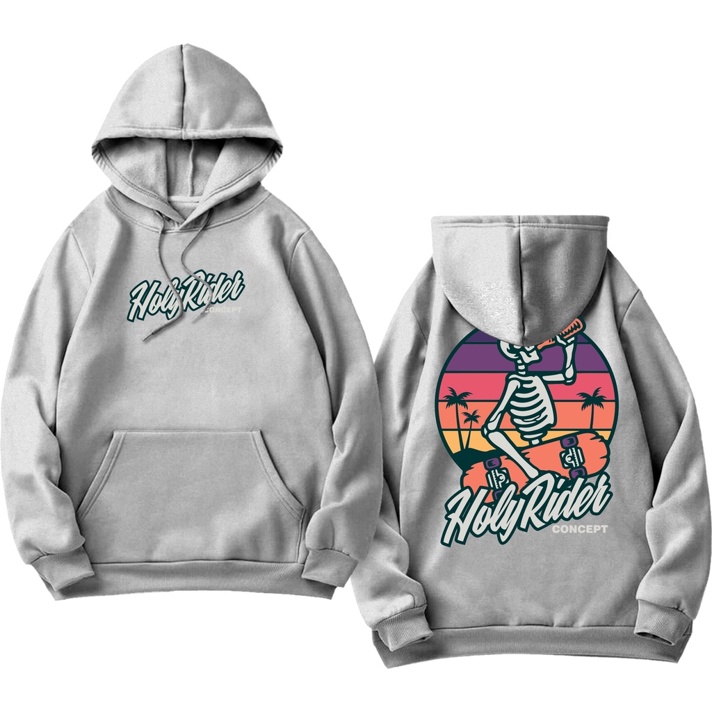 Holyrider Jumper Hoodie Concept II Sweater Hoodie HLRD Sablon DTF Fleece Cotton M-XXL (Pria &amp; Wanita) Free stiker&amp;Gantungan Kunci