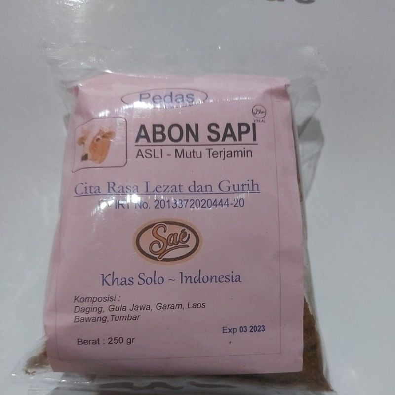 [250 Gr] ABON SAPI SAE ORIGINAL