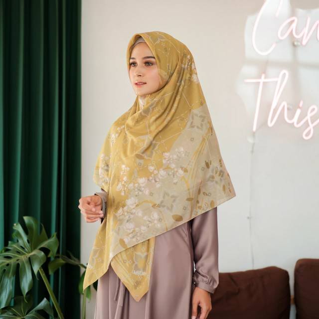 Mylady hijab syar'i diona jahit tepi