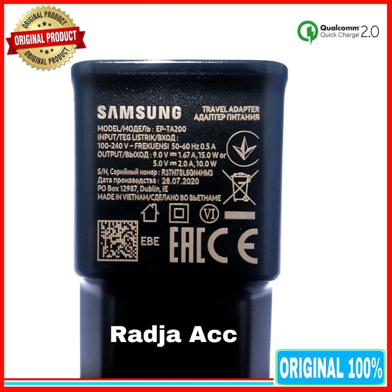 Charger Samsung Galaxy Z Flip ORIGINAL 100% Sein Fast Charging Type C 15W