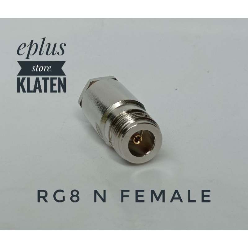 Konektor RG8 N female Clamp Connector RG 8 N cewek klem kabel Rg 8