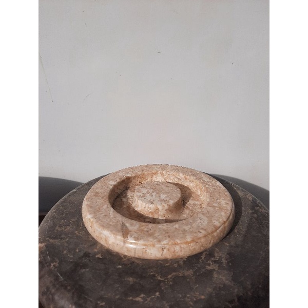 Asbak Rokok Marmer / Tempat Puntung Rokok / Diameter 20cm