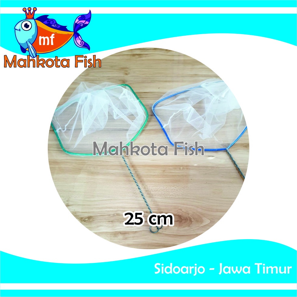 Serok Ikan KOTAK 25cm / Jaring Ikan / Seser Ikan | Cupang | Guppy | Burayak