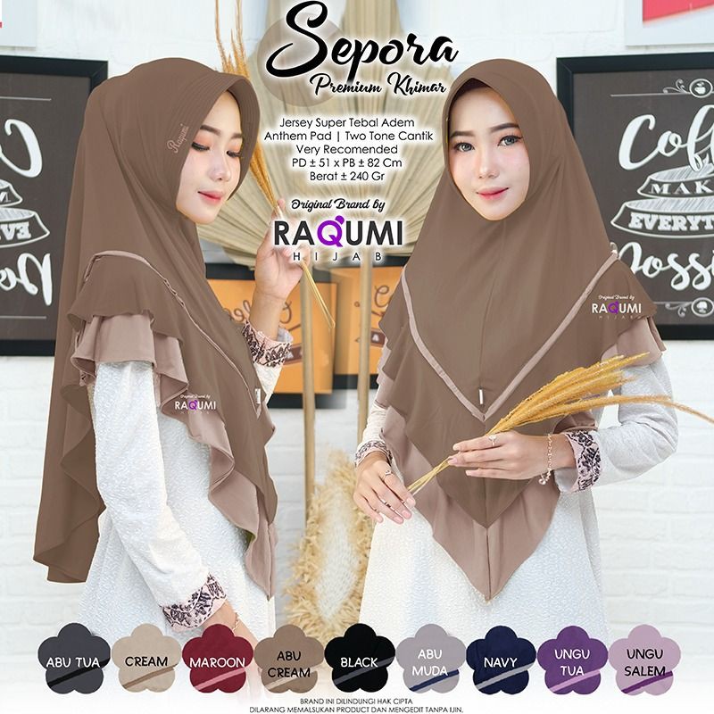 SEPORA Premium KHIMAR ORI RAQUMI-7