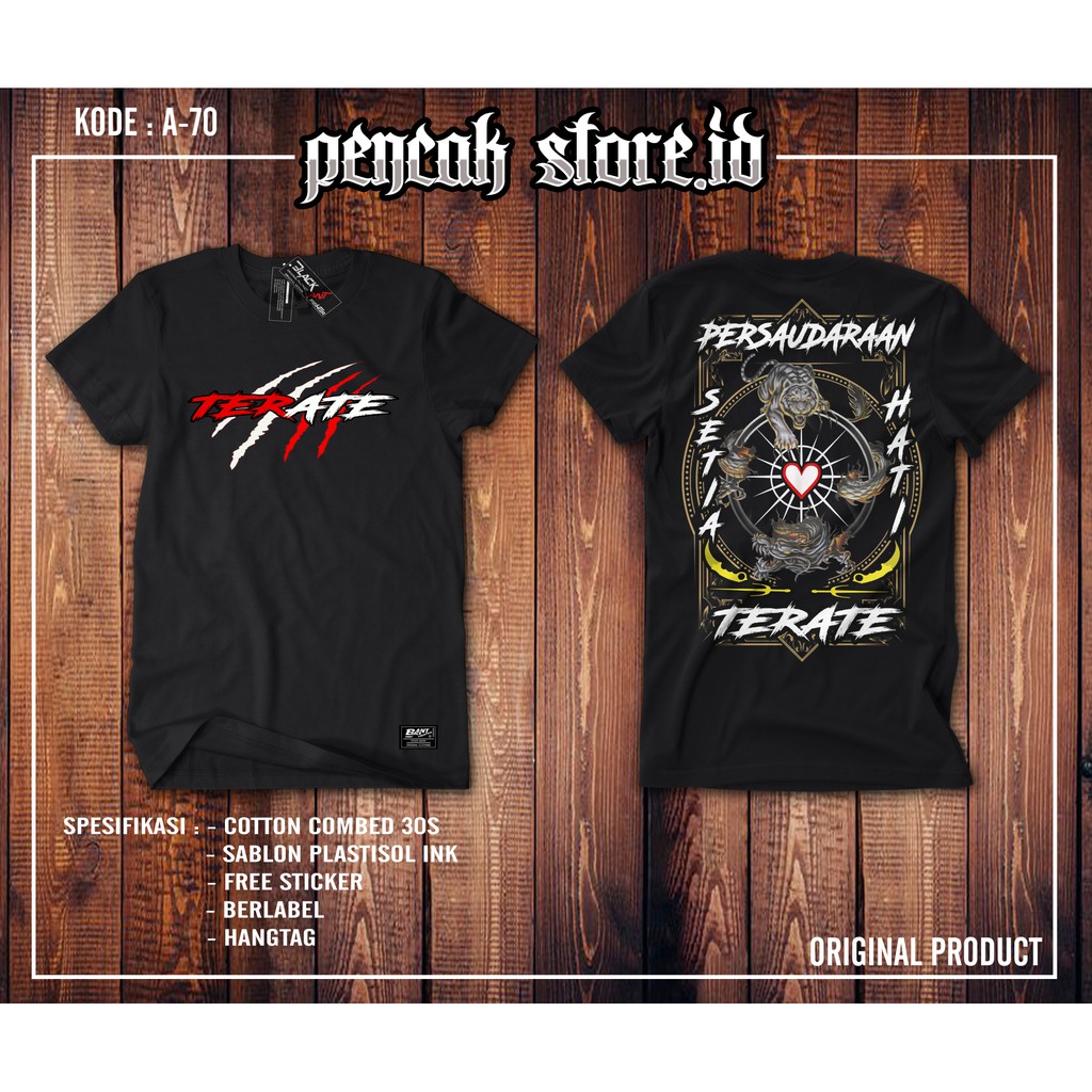 KAOS PSHT(TERATE) kaos psht keren kaos psht terbaru kaos murah kaos terate