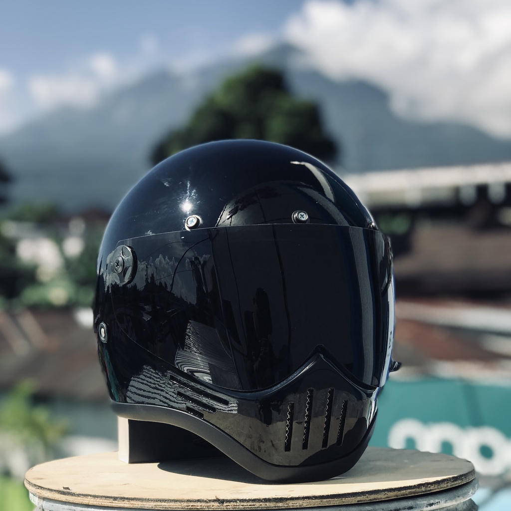 HELM CAKIL CUSTOM M30 SIMPSON RETRO JAPSTYLE CLASIC/Helm Cakil/Helm retro/Helm classic/Helm Cakil custom