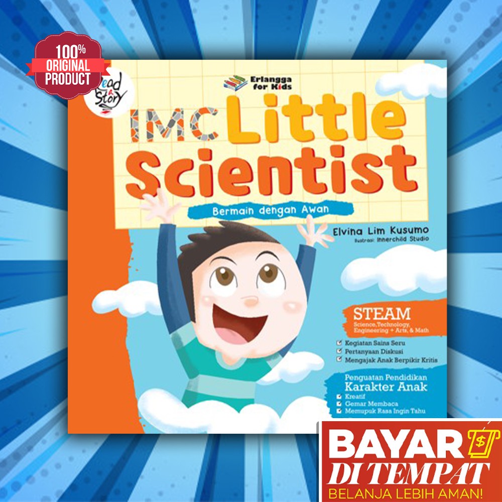 Buku Anak - Buku Pengetahuan - Bermain Dengan Awan IMC Little Scientist