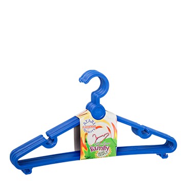 GANTUNGAN BAJU ATARI 9980 (1 SET 12 PCS) / FOLDING HANGER BAYI / JEMURAN PAKAIAN