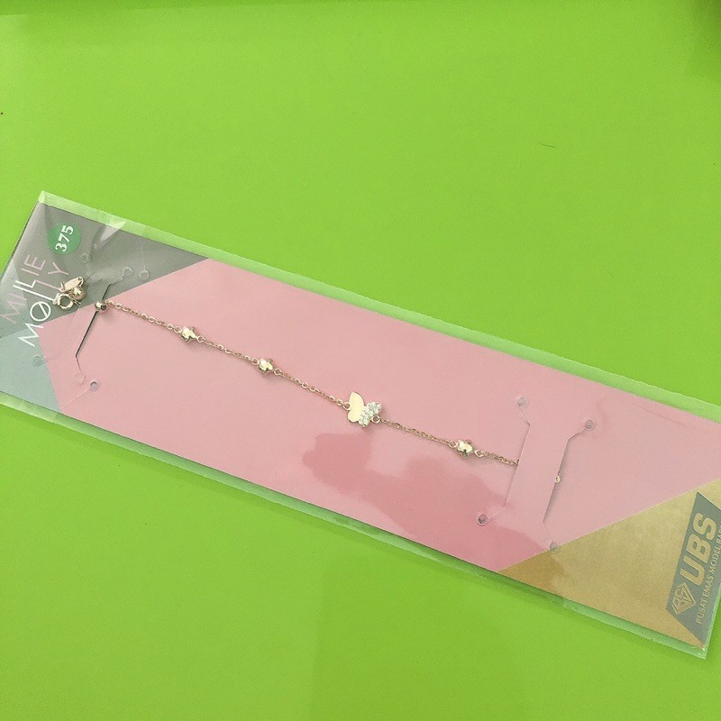 Gelang Serut Kupu 4 Bunga kecil Millie Molly UBS