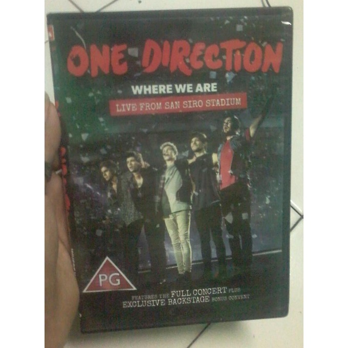 Dvd One Direction " Where We Are Live San Siro Stadium "