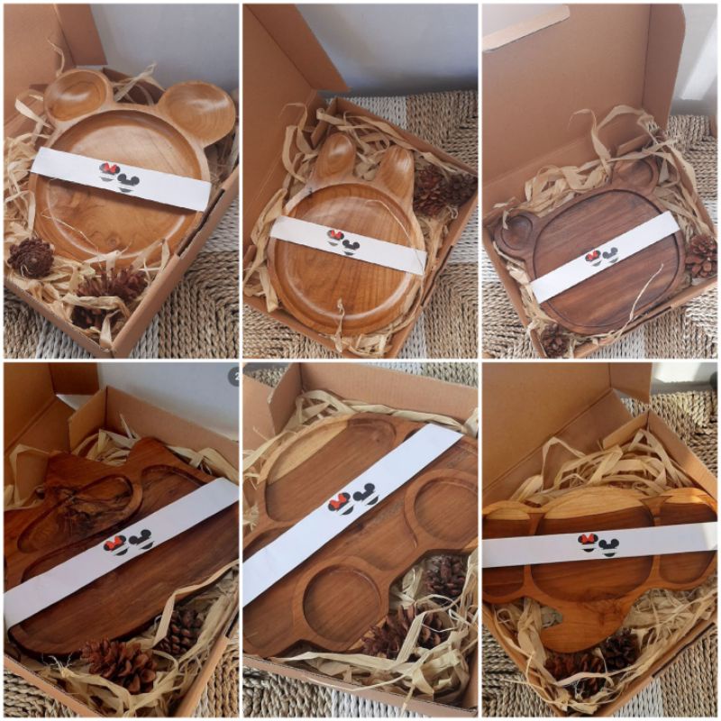 Hampers ulang tahun anak, souvenir ulang tahun anak, souvenir piring karakter anak