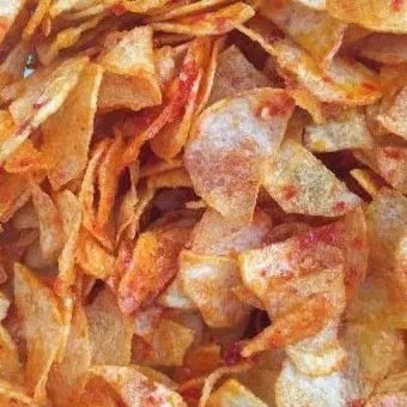 

Keripik Kripik Kentang Balado Pedas Manis Khas Medan 180 Gram