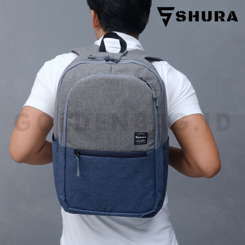 Konveksi Tas Ransel Custom Pria Bahan Denim Kanvas Produksi Tas Punggung Wanita Bahan Tebal Kualitas