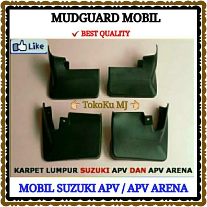 MUDGUARD MOBIL ARENA / APV [SUZUKI] KARPET LUMPUR / KARET LUMPUR MOBIL