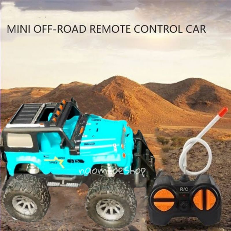 Mainan mobil remote kontrol bentuk unik rc car toys mobil rock crawler mini climber