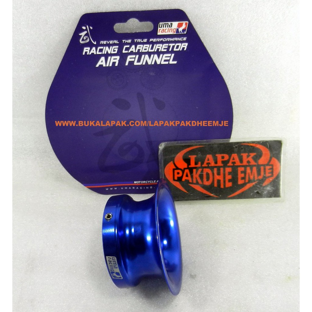 VELOCITY PWK 28  CORONG CARBU PWK 28 UMA RACING ORIGINAL BIRU LAPAK PAKDHE EMJE RACING AIR